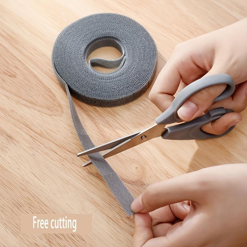 Cable Management Straps, 3M/9.84Ft Cable Ties Roll, Modern Adjustable Cable Ties for Charging Cords, Summer Home Items