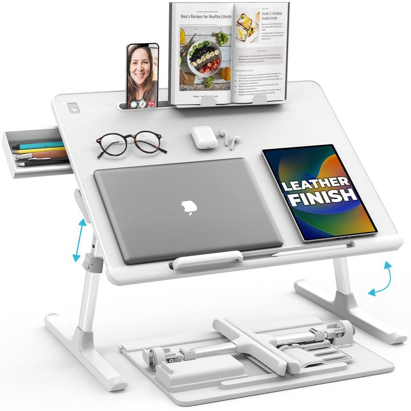Cooper Desk PRO Adjustable Laptop Table | Portable Bed Desk, Lap Desk, Laptop Stand for Bed, Couch, or Floor