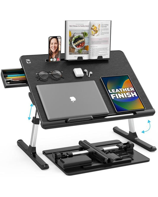 Cooper Desk PRO Adjustable Laptop Table | Portable Bed Desk, Lap Desk, Laptop Stand for Bed, Couch, or Floor