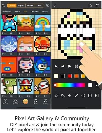 Experience Fun and Creativity with the Ditoo Retro Pixel Art Bluetooth Speaker - App Controlled LED Display in Playful Pink