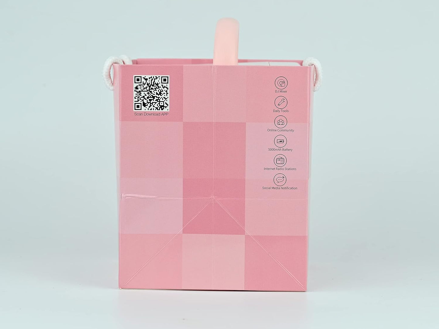 Experience Fun and Creativity with the Ditoo Retro Pixel Art Bluetooth Speaker - App Controlled LED Display in Playful Pink